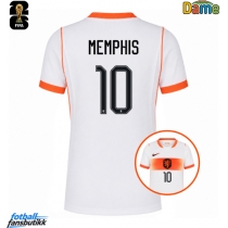 Nederland Memphis Depay #10 Bortedrakt Dame VM 2026 Kortermet